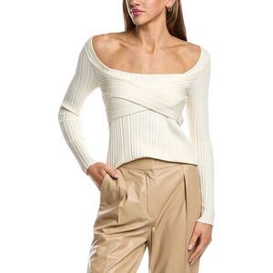 Iro Womens Amarok Silk-Blend Sweater, Beige